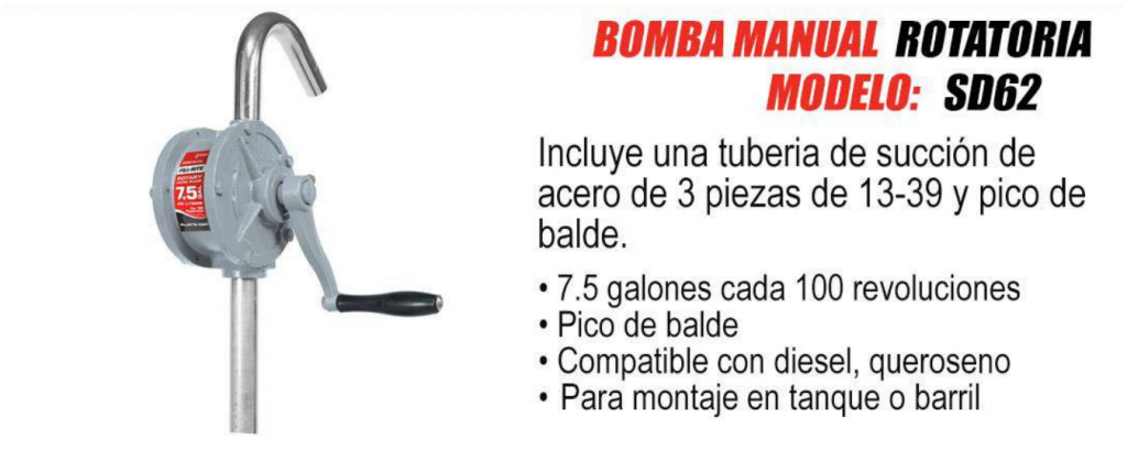 Bomba Manual para Combustible - Provindus